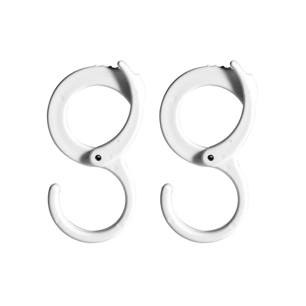2-Pack Plastic Buckle Hook Pole Clips – 4kg Capacity Pole Hook Clip Richie's Default Title