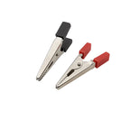 10Pcs Metal Alligator Clips Red & Black Test Probe Clamps 45mm Test Probe Clips Richie's