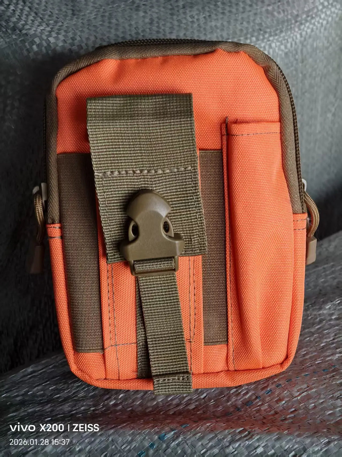 Tactical Leg Bag Multi-Pocket Waist Fanny Pack Belt Bag Tactical Waist Bag Richie's Orange