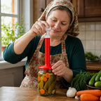 Vacuum Sealer Jar Lids & Manual Pump | Reusable Mason Jar Lids Vacuum Jar Lid Set Richie's