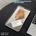 Nordic Stainless Steel Rectangular Dessert & Cake Serving Tray Serving Tray Richie's 2