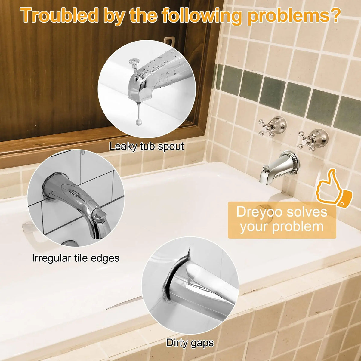 Bathtub Faucet Nozzle with Diverter – 1/2" Sliding Sleeve Bathtub Faucet Nozzle Richie's