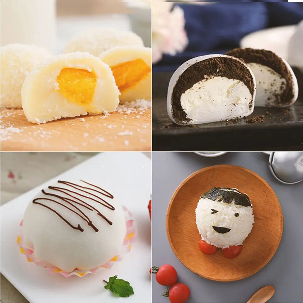 3D Aluminum Ball Mochi Mold – Snowball Cake Pastry Mould Cake & Pastry Mould Richie's