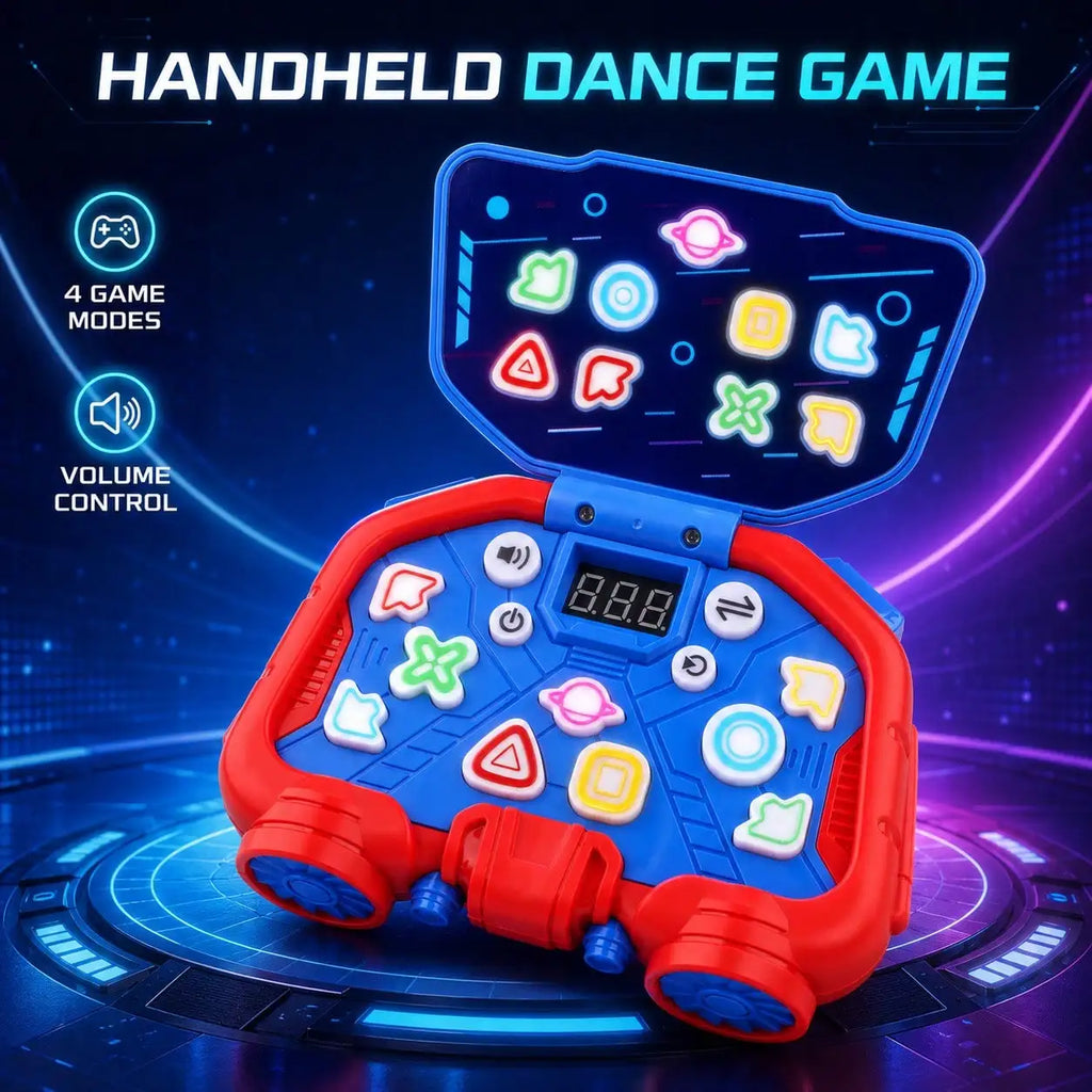 Handheld Dance Game Console for Kids – Educational Toy Ages 3-6 Educational Game Toy Richie's YJ388-114red