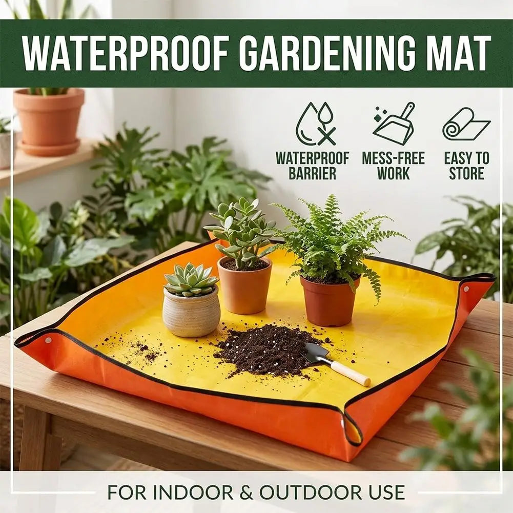 Waterproof Plant Repotting Mat – Foldable PVC Soil Tray Plant Repotting Mat Richie's