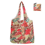 Reusable Foldable Tote Bag – Large Eco Grocery Shopping Bag Reusable Tote Bag Richie's Beige leaf