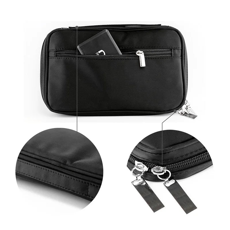 Professional Makeup Brush Bag & Travel Cosmetic Organizer Makeup Cosmetic Bag Richie's