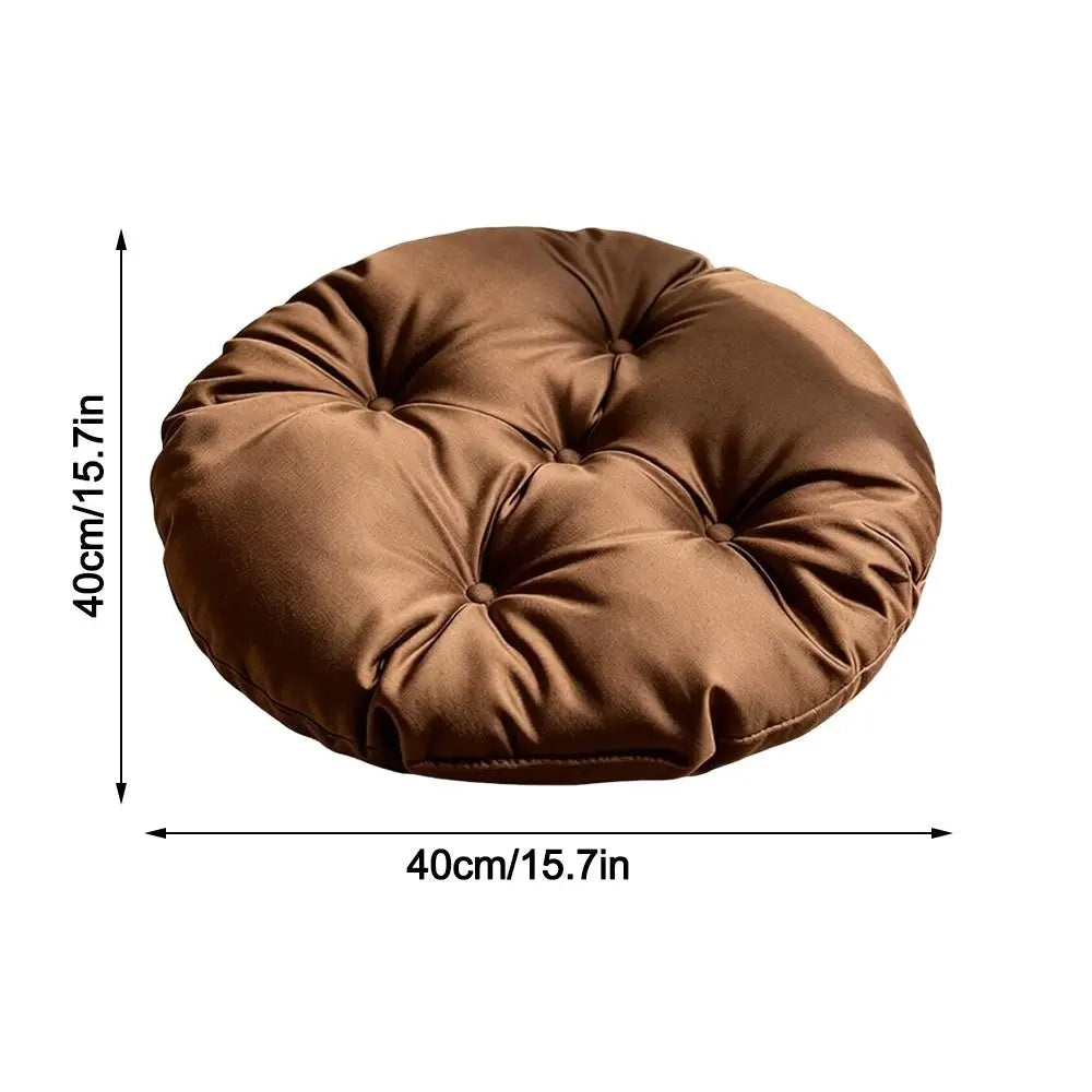 Round Silk Chair Cushion Non-Slip Tatami Seat Pad Home & Office Chair Cushion Richie's