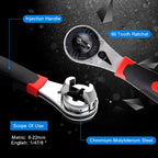 Heavy Duty Adjustable Ratchet Wrench – Non-Slip Steel Socket Ratchet Wrench Richie's
