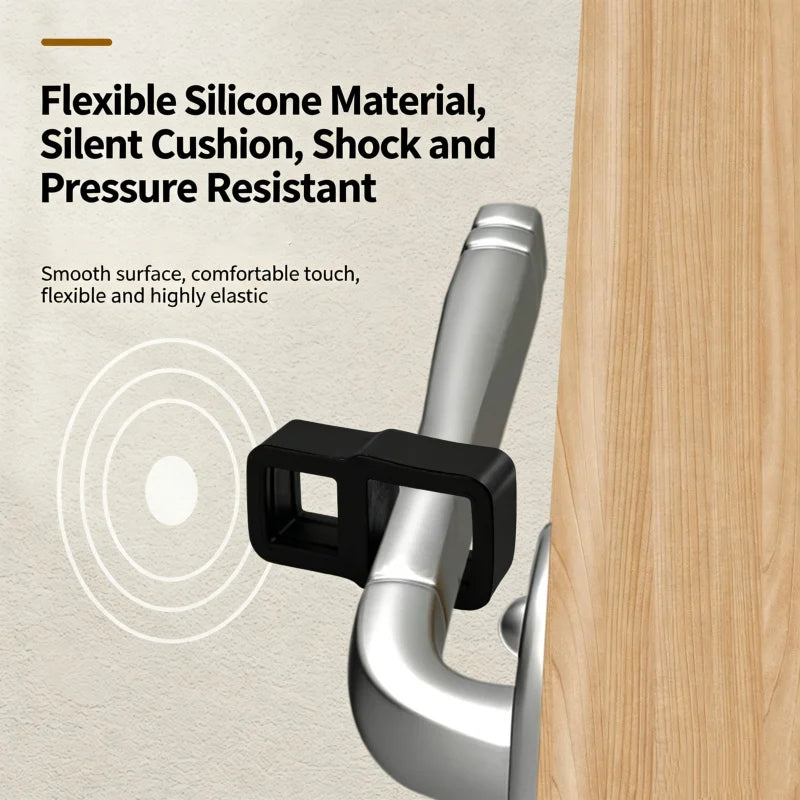 2Pcs Silicone Door Handle Stopper Anti-Collision Wall Protector Door Stopper Pad Richie's