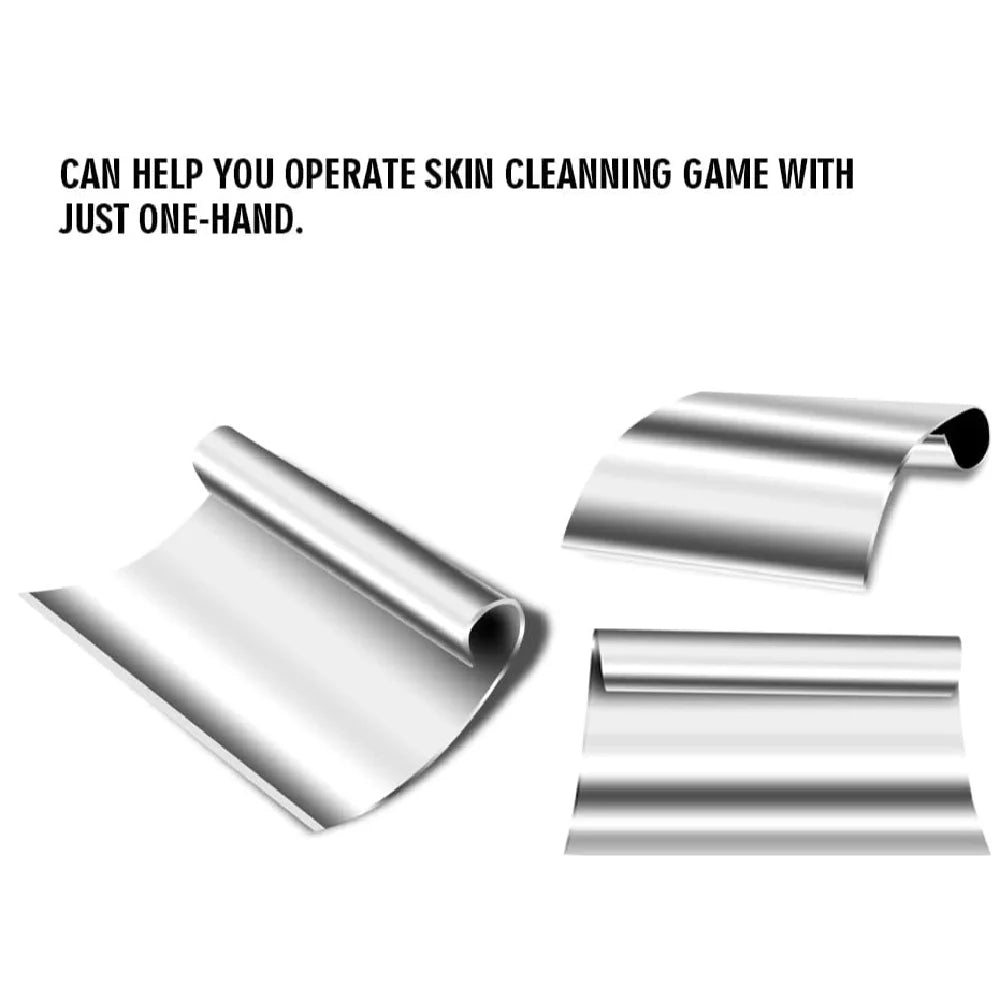 Stainless Steel Skinning & Fleshing Knife – Draw Shave Hide Tool Fleshing Knife Richie's