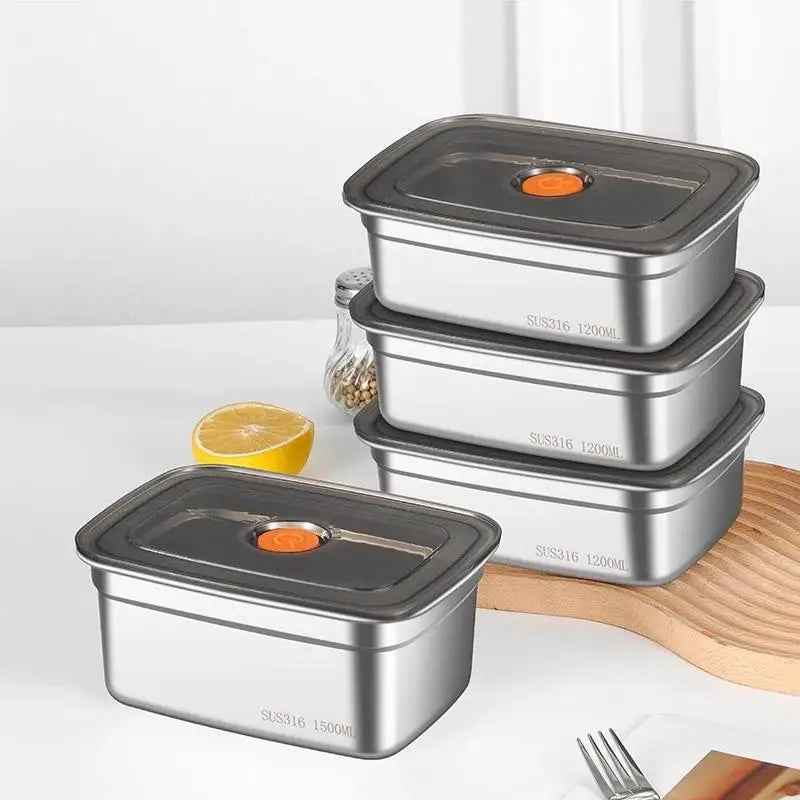 SUS316 Stainless Steel Airtight Lunch Box | Leakproof Food Container Food Storage Container Richie's