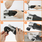 88mm HCS Oscillating Saw Blades 5–15 Pcs | Multitool Kit Oscillating Saw Blades Richie's