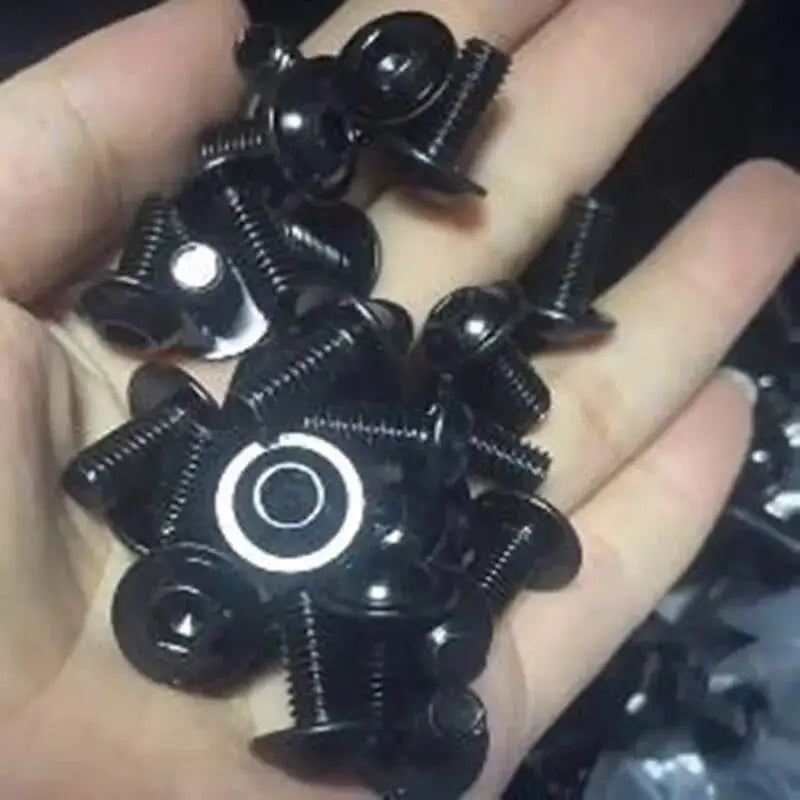 M4 M5 M6 M8 Grade 10.9 Black Hex Socket Button Flange Bolt Hex Flange Bolt Richie's M5 20pcs 12mm
