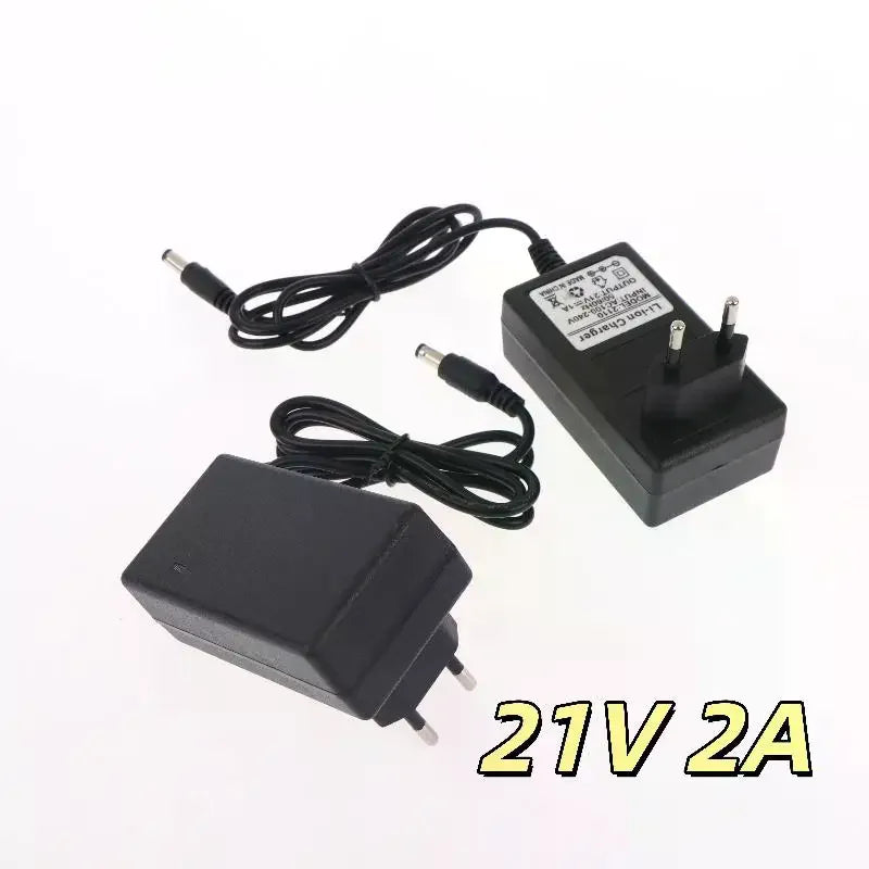 21V Lithium Battery Charger 1A/2A EU Plug for 18V Power Tools Battery Charger Richie's