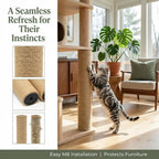 DIY Sisal Rope Cat Tree Scratching Post Replacement Pillar Cat Scratching Post Richie's