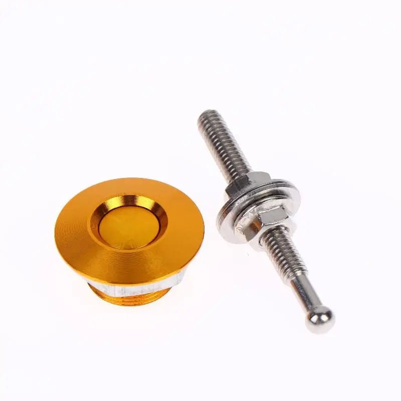 30mm Aluminum Hood Pin Quick Release Latch Lock – Universal Fit Hood Pin Lock Kit Richie's Gold