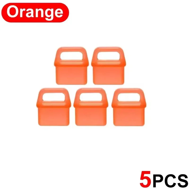 Type-C Dust Plug DIY Pendant Cap Cover – iPhone & Samsung Phone Port Dust Plug Richie's 5PCS Orange