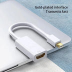 4K Mini DisplayPort to HDMI Adapter Cable – Metal Housing Display Adapter Cable Richie's