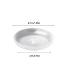 50Pcs Transparent Wax Drip Guard Cake Candle Holder Insert Trays Cake Candle Holder Richie's