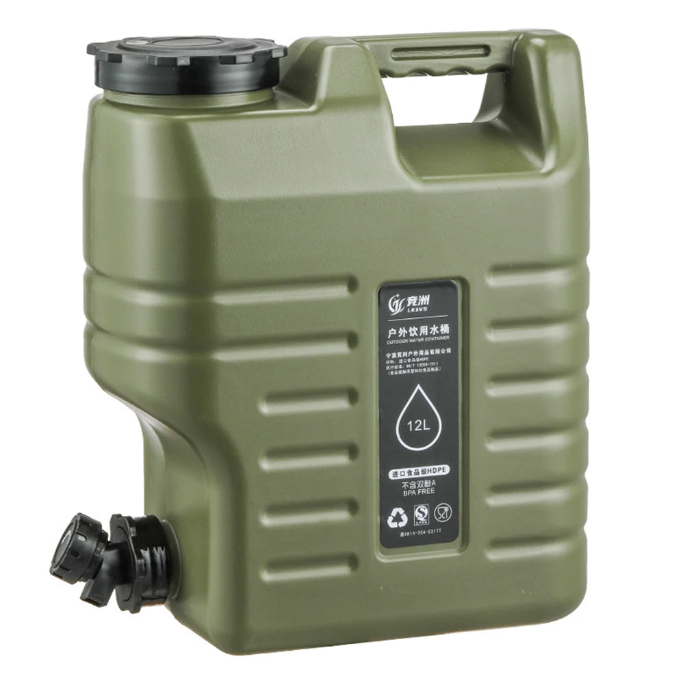 APWIKOGER 12L Portable Camping Water Carrier Tank with Spigot Camping Water Carrier Richie's as show
