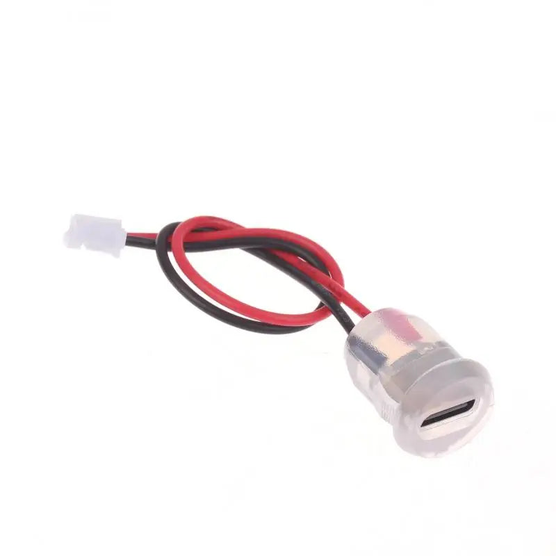 Type-C Female Socket Connector Waterproof LED 3A 5V Fast Charge USB-C Socket Connector Richie's A1 1Pcs
