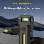 COB LED Magnetic Work Light – 180° Adjustable USB-C Flashlight LED Work Flashlight Richie's