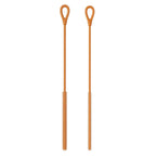 2PCS Silicone Straw Cleaning Brushes 25cm – Food-Grade 6mm & 9mm Straw Cleaning Brush Richie's Orange