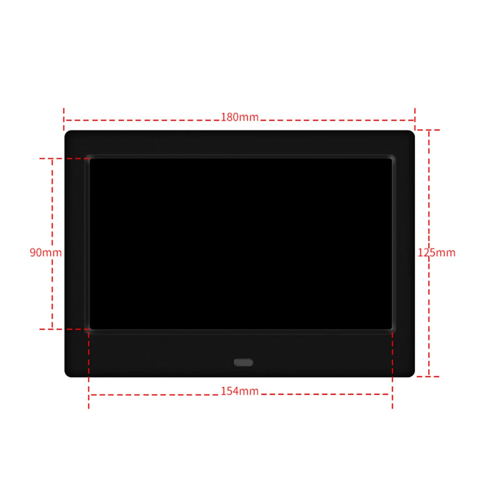 APWIKOGER 7" HD Digital Photo Frame 800x480 LED USB/SD Digital Photo Frame Richie's