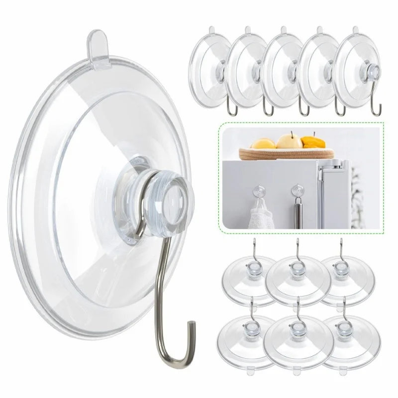 Suction Cup Hooks – No-Drill Wall Hanger for Kitchen & Bathroom Suction Cup Hooks Richie's