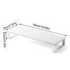 Wood Monitor Stand Riser with Metal Frame & Desk Organizer Monitor Stand Riser Richie's