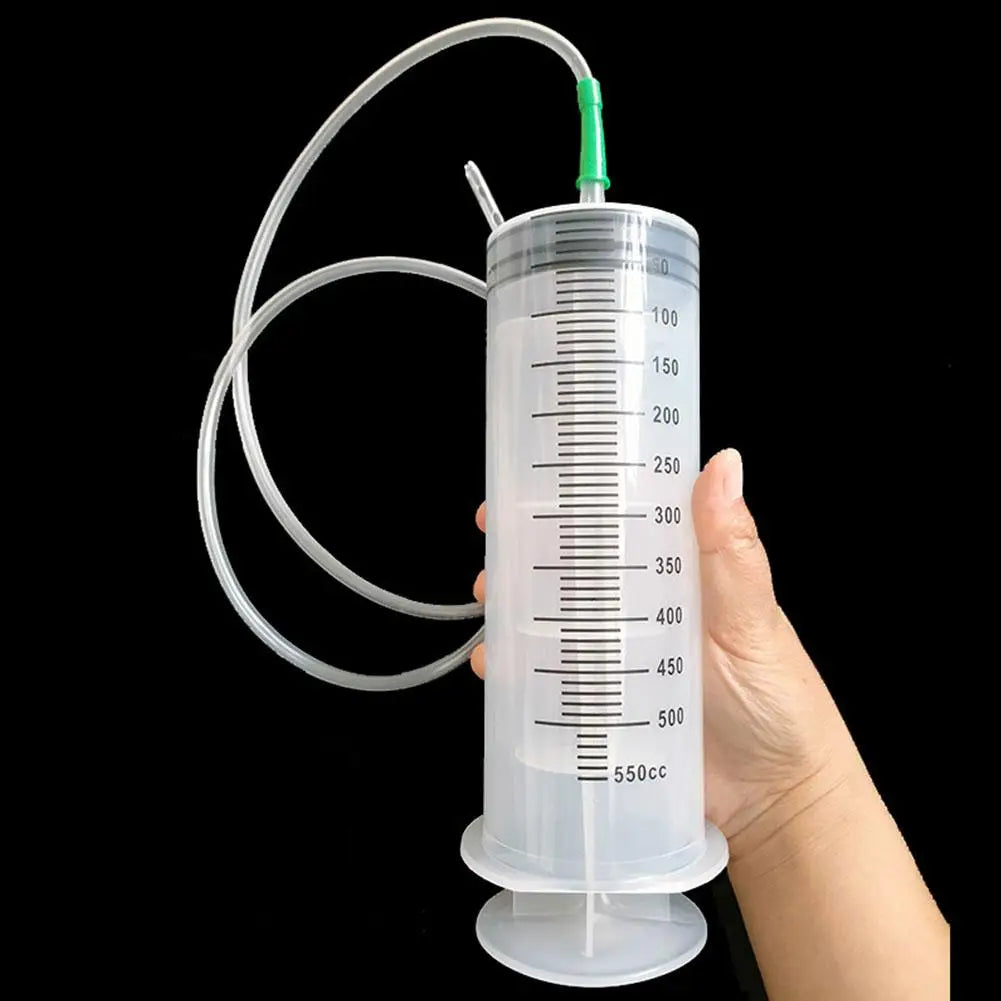 Oil Pump Syringe 100/300/550ml with 1m Hose | Fluid Transfer Oil Transfer Syringe Richie's