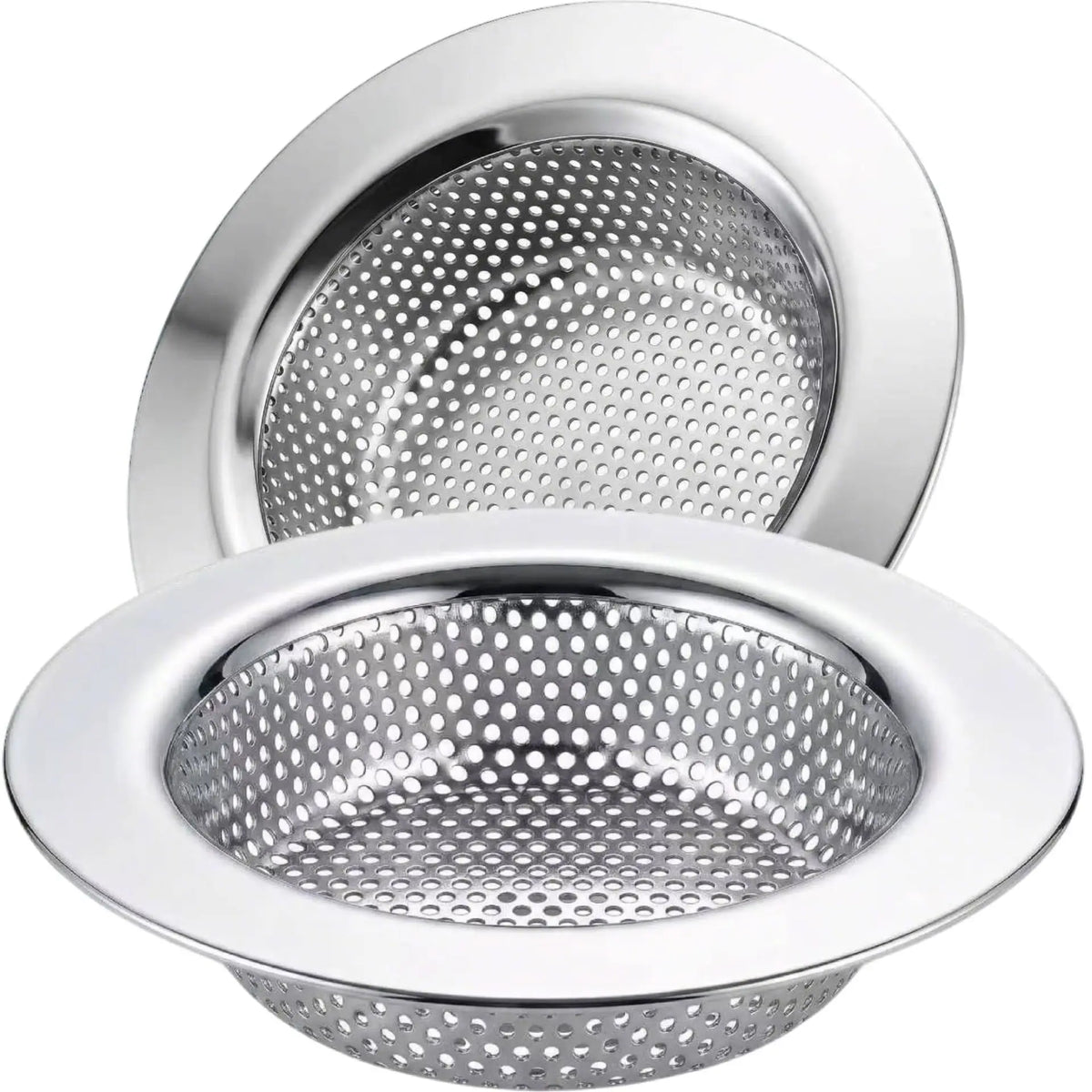 2-Pack Stainless Steel Kitchen Sink Strainer & Drain Filter Sink Drain Strainer Richie's Silver 2pcs