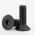 10-Pack UNC Flat Head Hex Socket Screws – 10.9 Grade Steel Machine Screws Richie's