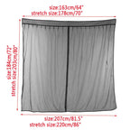 Magnetic Van Door Flyscreen – Universal Insect Screen Mesh Net Van Flyscreen Mesh Richie's