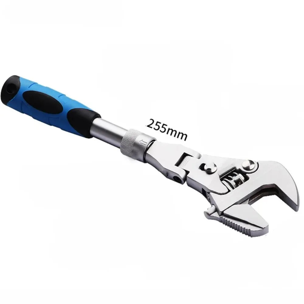 FATCOOL 10-In 5-in-1 Adjustable Ratchet Wrench 180° Folding Adjustable Ratchet Wrench Richie's