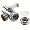3-Way Faucet Water Splitter Valve M22/M24/G1/2 Copper Faucet Diverter Valve Richie's Copper water
