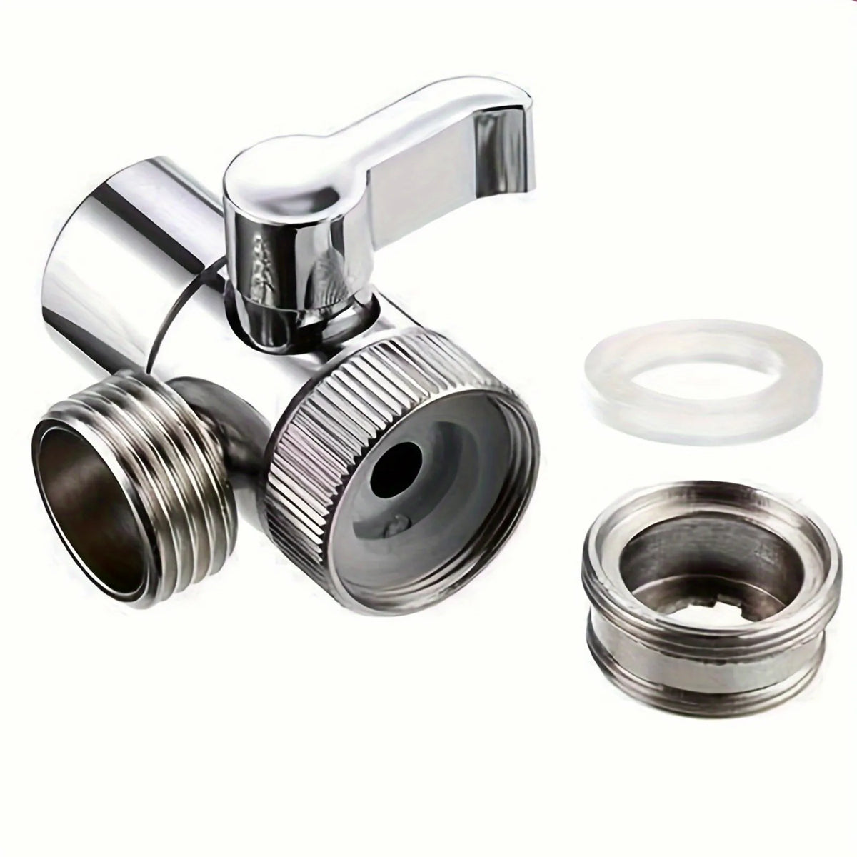 3-Way Faucet Water Splitter Valve M22/M24/G1/2 Copper Faucet Diverter Valve Richie's Copper water