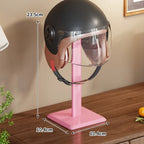 Multifunctional Helmet & Hat Display Stand | Desktop Rack Helmet Hat Stand Richie's Pink plastic rod