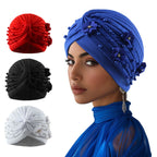 Floral Turban Hijab Hat – Elastic African Head Wrap for Women Turban Hijab Hat Richie's