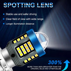 H4 BA20D P15D LED Motorcycle Headlight – Dual Color Hi/Lo Beam Motorcycle LED Headlight Richie's