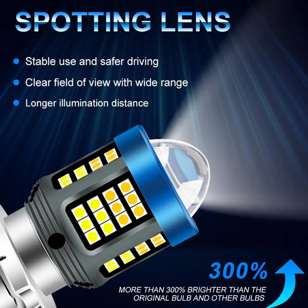 H4 BA20D P15D LED Motorcycle Headlight – Dual Color Hi/Lo Beam Motorcycle LED Headlight Richie's