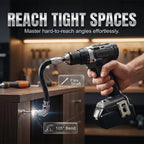 105° Right Angle Driver Flexible Drill Bit Extension | 1/4" Right Angle Driver Richie's