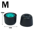 Memory Foam Eartips for Sony WF-1000XM5 – S/M/L Replacement Earphone Eartips Richie's Black M
