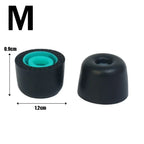 Memory Foam Eartips for Sony WF-1000XM5 – S/M/L Replacement Earphone Eartips Richie's Black M