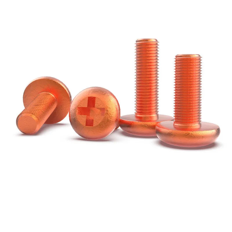 Red Copper Phillips Machine Screws M2–M10 DIN818 | 1–30pcs Copper Machine Screws Richie's