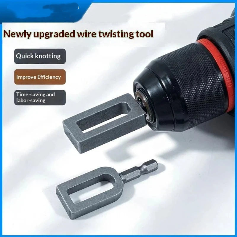 Wire Twisting Tool 1/4" Hex Shank – Fast Iron Wire Knotter Wire Twisting Tool Richie's