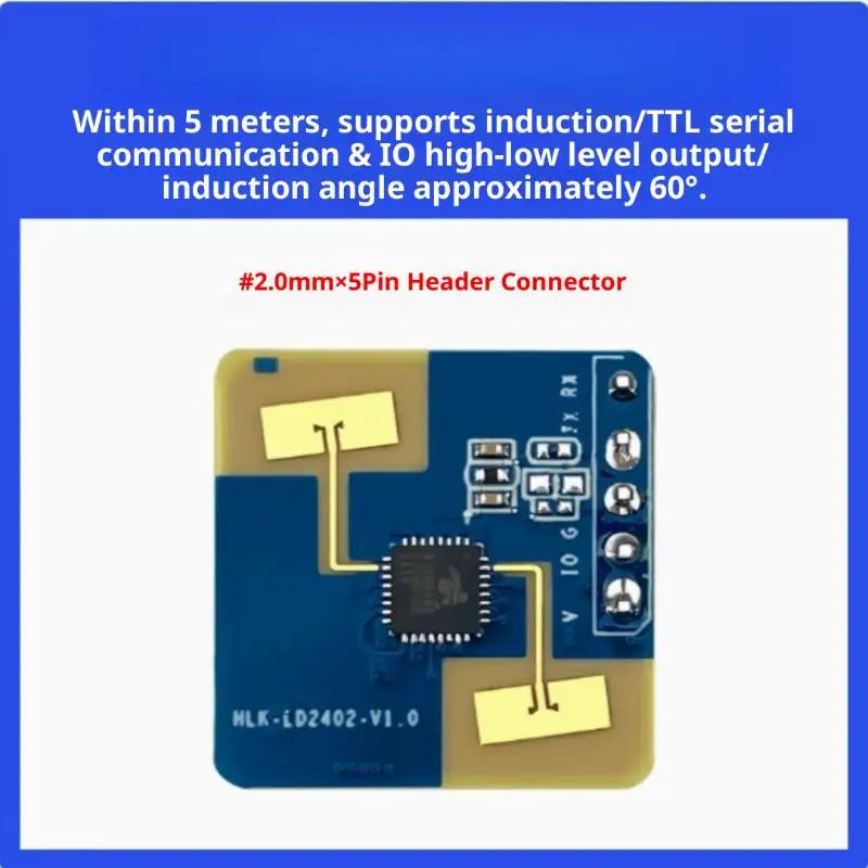HLK-LD2402 24GHz Millimeter Wave Radar Presence Sensor Module Radar Sensor Module Richie's A1