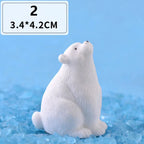 Polar Bear Resin Figurine – Fairy Garden & Micro Landscape Miniature Miniature Figurine Richie's 2
