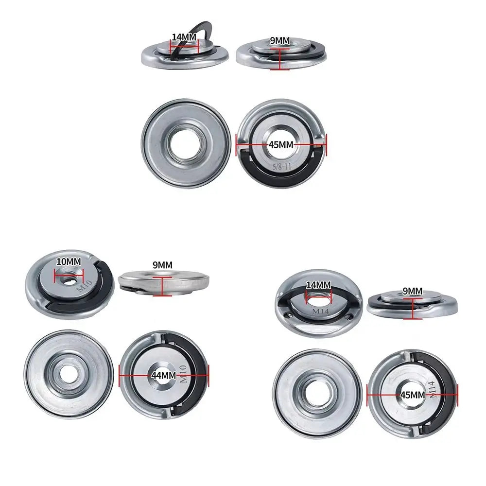 M10 M14 5/8-11 Auto-Locking Flange Nut Grinder Chuck Tool Grinder Flange Nut Richie's